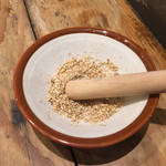 麺屋政宗 - 月替りメニュー ゴマすり^_^