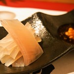 鮨 大照 - 活 烏賊（2016年9月：4回目訪問）