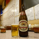 食堂 いちばん - ビールはクラッシックラガー中瓶