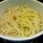 肉汁うどん　肉汁や - 白うどん　ピッカピカでしなやか