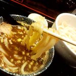 肉汁うどん　肉汁や - 魚貝チャーシューつけうどん