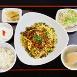 四川料理 笹華 - 【ランチ】汁無し担々麺定食