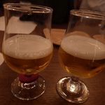 サントリー 天然水のビール工場 東京・武蔵野ブルワリー - ラガーとエールの飲み比べ