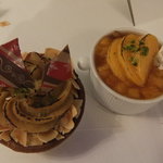チッチョ  パスティッチョ - 柿のパンナコッタ　さつまいものタルト