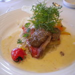 ヴェル・ボワ - 金目鯛のポワレ アンチョヴィソース 