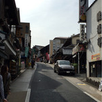 川豊 - 両側にうなぎ店