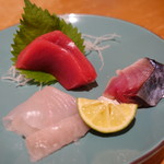 鮨 奈可久 星野 - お造り、貝なしバージョン