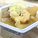 たん清 - 続いては常連の方が勧めていたハラミの煮込み450円が着皿し