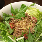 京鼎樓 - 水菜とレタスたっぷり