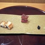 赤坂 詠月 - 羆（ひぐま）と秋田の八郎潟の天然鰻の焼き物