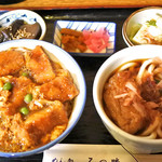 みの勝 - かつ丼定食（１１００円）