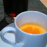 レストラン メルキュール - アイス珈琲＆桃酒入りプリン
      2016.10.18