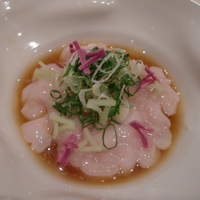 寿司 はせ川 西麻布店 - 鱈の白子ポン酢