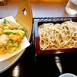 あさりのかき揚げそば1050円