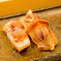鮨 喜一 - 歯ごたえ最高の赤貝！