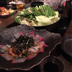 Kuroshishi - ごまカンパチ、もつ鍋