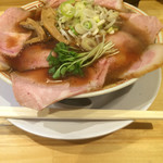 サバ６製麺所 - サバ醤油ラーメン 肉増し