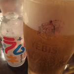 Taishuu Sakaba Kakuya - ビールとラムネ（笑）で乾杯