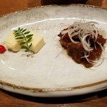 チーズと鶏煮物