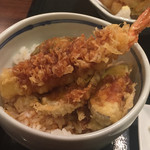 会席料理 寿松庵 - 2016年10月。ミニ天丼500円。