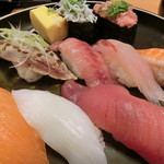 沼津魚がし鮨 流れ鮨 - 藤枝特別ランチ。950円