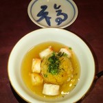 りょうりや 御旅屋 - 栗南瓜の海老あんかけ