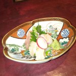 りょうりや 御旅屋 - 刺身　鱸など