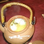 りょうりや 御旅屋 - 鱧と松茸　土瓶蒸し