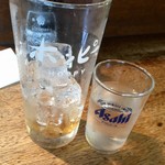 牛太郎 - 焼酎は別のコップでね^ ^