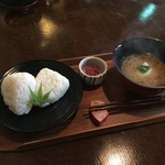 はおと - モーニング 栗ごはんのおむすび