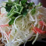 支那そば 無双庵 - 無双のＧそば・海老・生姜入り・ニンニク抜き・野菜増し990円／平成28年10月