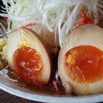 支那そば 無双庵 - 無双のＧそば・海老・生姜入り・ニンニク抜き・野菜増し990円／平成28年10月