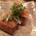 鳥しき - 最強の厚揚げ。やはり美味しい！