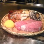 民芸割烹　いなんば - お肉、オマール海老、活鮑、玉葱