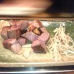 民芸割烹　いなんば - あ肉を焼いた後