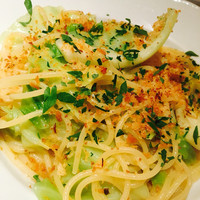 イゾラ スメラルダ - スパゲッティ アンチョビとキャベツ