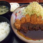 かつ繁 - みそかつ定食（￥８５０）