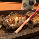 銀座 矢部 - 骨抜き秋刀魚