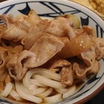 丸亀製麺 - バラ焼きうどん