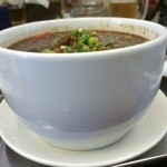 笑顔 - 【2016年07月】四川担々麺を横から。