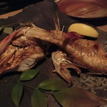 雨後晴 - 焼物 のどぐろの塩焼き
      