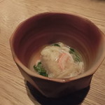 雨後晴 - お凌ぎ　栗蒸し　蟹あんかけ