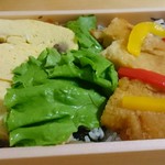 季の菜ミノキチ - 出し巻きとひじきご飯のチキン南蛮弁当