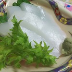 大漁丸 - アオリイカ刺身