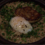 酒場わたなべ - 神業のフォアグラと玉子の土鍋ご飯