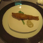 キュニエット - 生ししゃものフリット　グレビッシュ・ソース