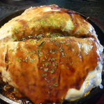 天照 - アマテラスチーズ焼き（そばダブル、もちトッピング）