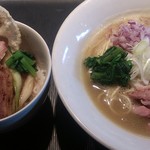 煮干し中華そば一燈 - 鴨白湯そば～カモーン５号(３日目)