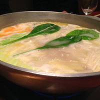 とり田 博多本店 - 野菜とつくねを投入♪