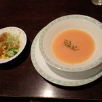 グリル ひろせ - スープ＆サラダ 2016年10月